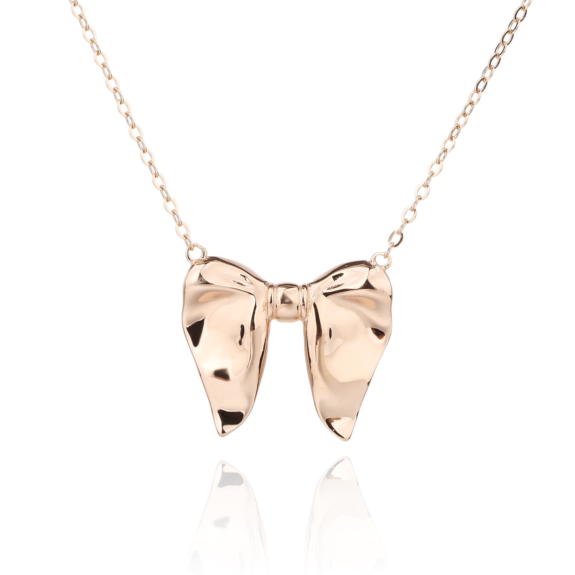 Piona - שרשרת פפיון רוז גולד