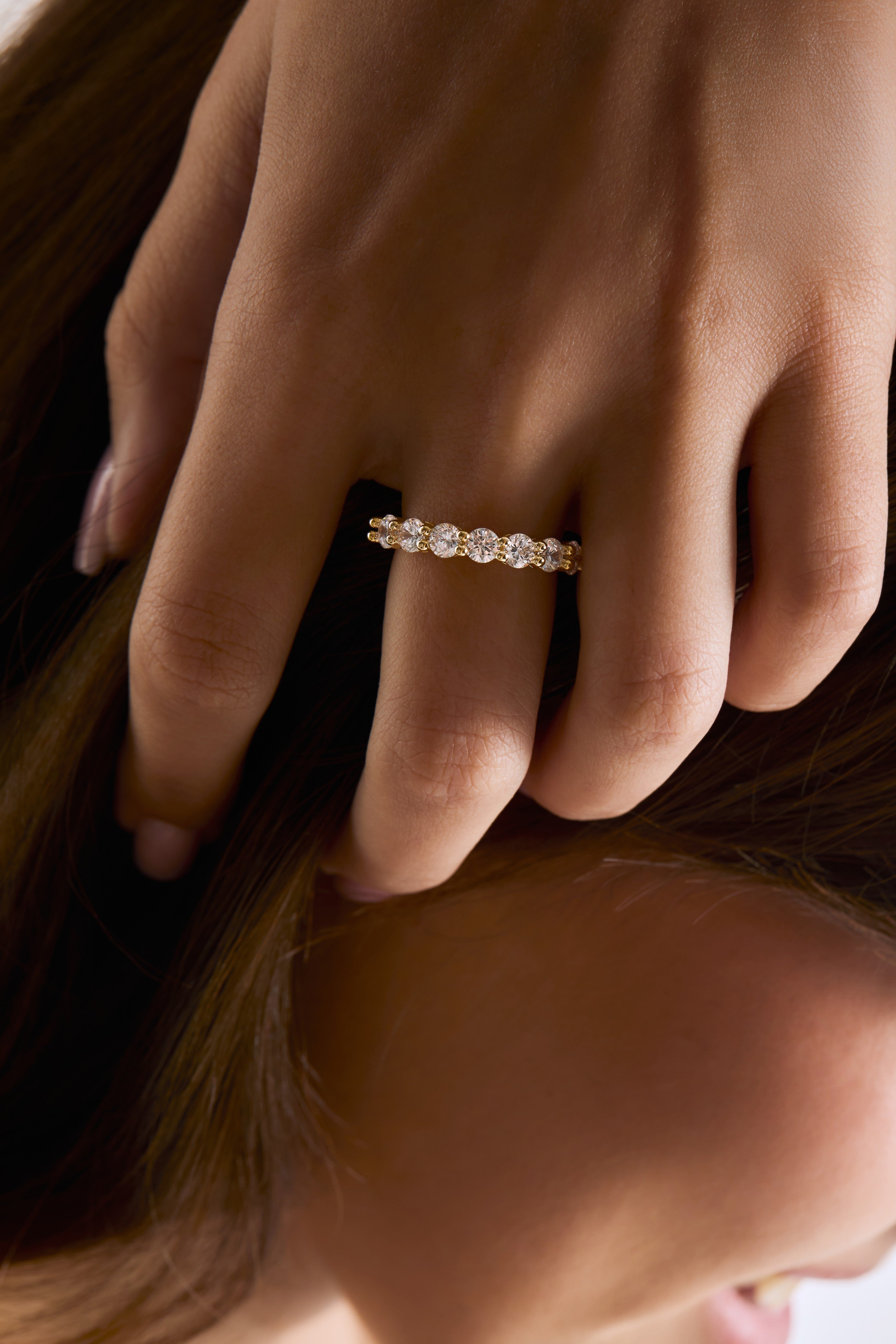 טבעת אינפיניטי מכסף אמיתי 925 בציפוי רוז גולד