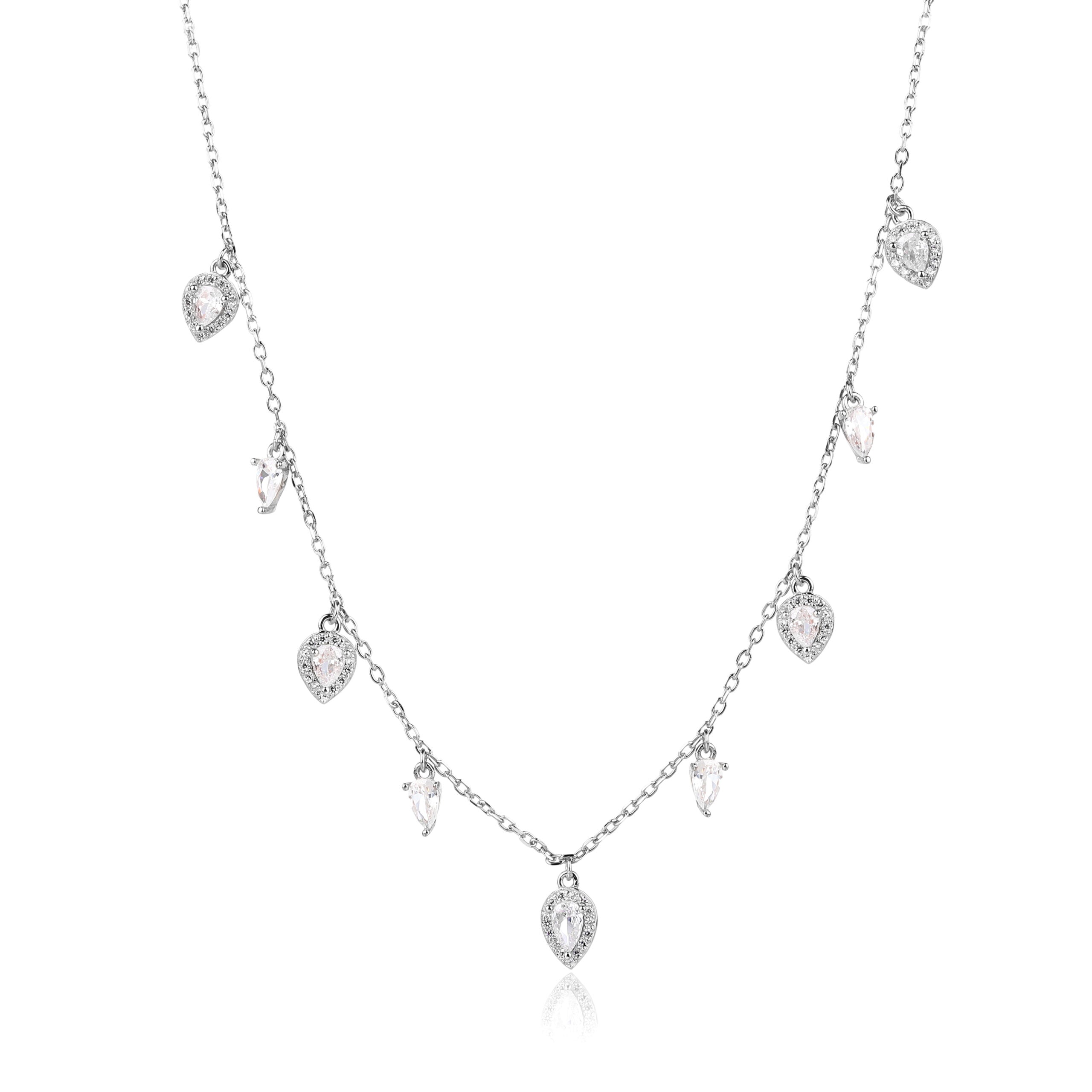 שרשרת מרובת תיליונים מכסף אמיתי