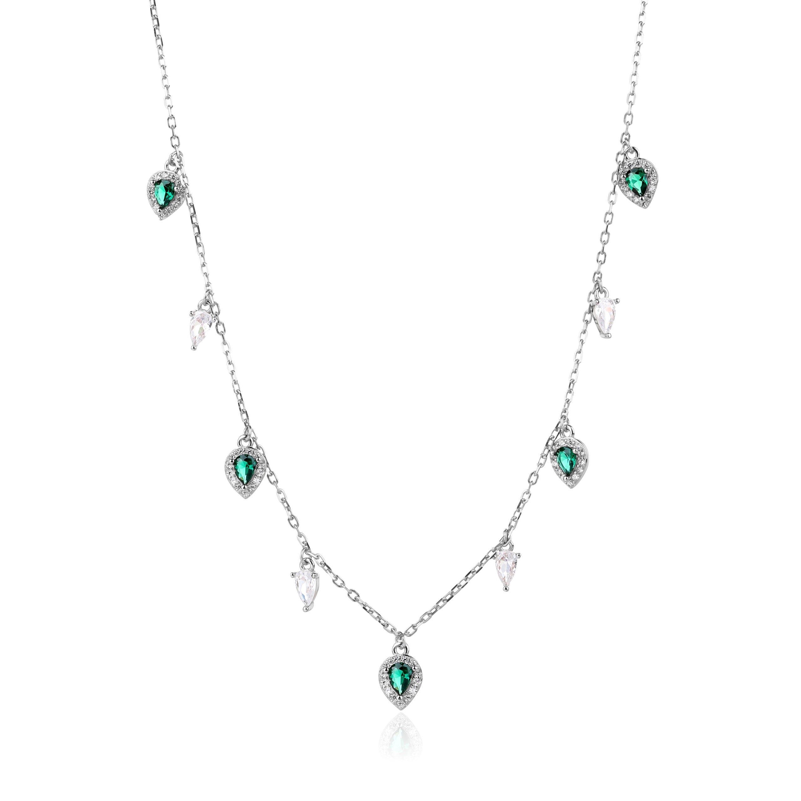 שרשרת מרובת תיליונים מכסף אמיתי